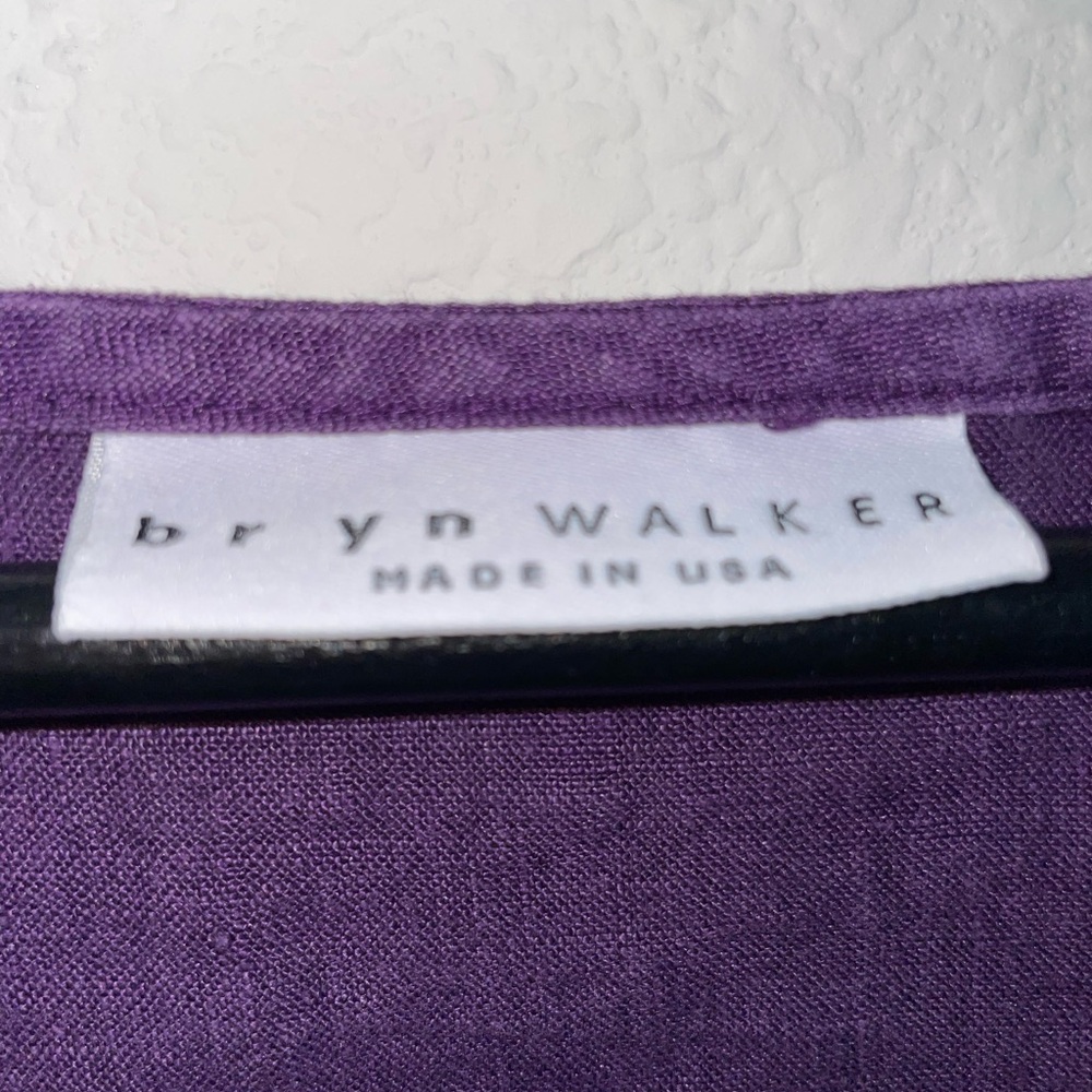 bryn Walker Deep Purple V-Neck Tunic - Picture 2 of 4